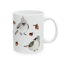 Load image into Gallery viewer, Tufted Titmouse Coffee Mug, Day 28 of 100