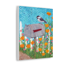 Load image into Gallery viewer, "Waiting for the Mail" Canvas Print, Reproduction on canvas of an original acrylic painting.