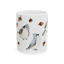 Load image into Gallery viewer, Tufted Titmouse Coffee Mug, Day 28 of 100