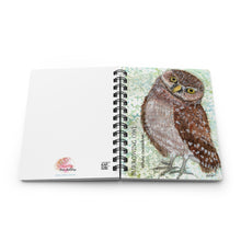 Load image into Gallery viewer, Burrowing Owl 5x7" notebook, Birdwatcher's journal