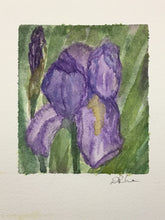 Load image into Gallery viewer, "Iris" original watercolor painting