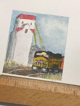 Load image into Gallery viewer, "Rails across the Heartland" original watercolor painting