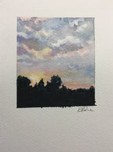 Load image into Gallery viewer, "Greeting the day" original watercolor painting