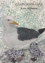 Load image into Gallery viewer, California Gull, 5x7 original mixed media painting, 80 of 100
