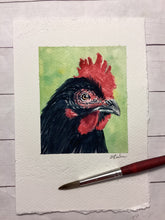 Load image into Gallery viewer, "The Bouncer" original watercolor painting.