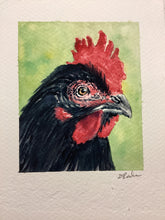 Load image into Gallery viewer, "The Bouncer" original watercolor painting.