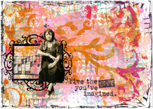 Load image into Gallery viewer, Live the Life you've imagined" blank Greeting Card from my artwork