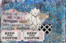 Load image into Gallery viewer, "Anne Frank Quote" blank Greeting Card from my artwork