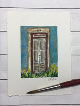 Load image into Gallery viewer, "Forgotten Doorway" original watercolor painting
