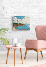 Load image into Gallery viewer, "Sentinal Cove" original acrylic painting on gallery wrapped canvas