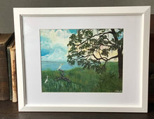 Load image into Gallery viewer, "In the Low Country" original acrylic painting with frame