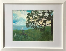 Load image into Gallery viewer, "In the Low Country" original acrylic painting with frame