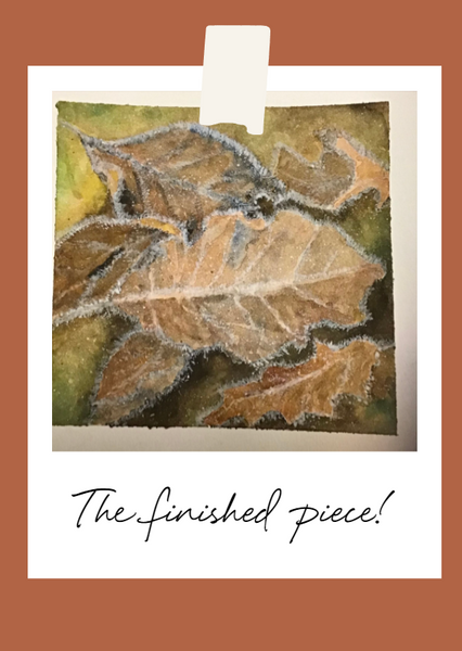 Watercolor Wednesday "Frosty Leaves in Watercolor" replay from January 4, 2023