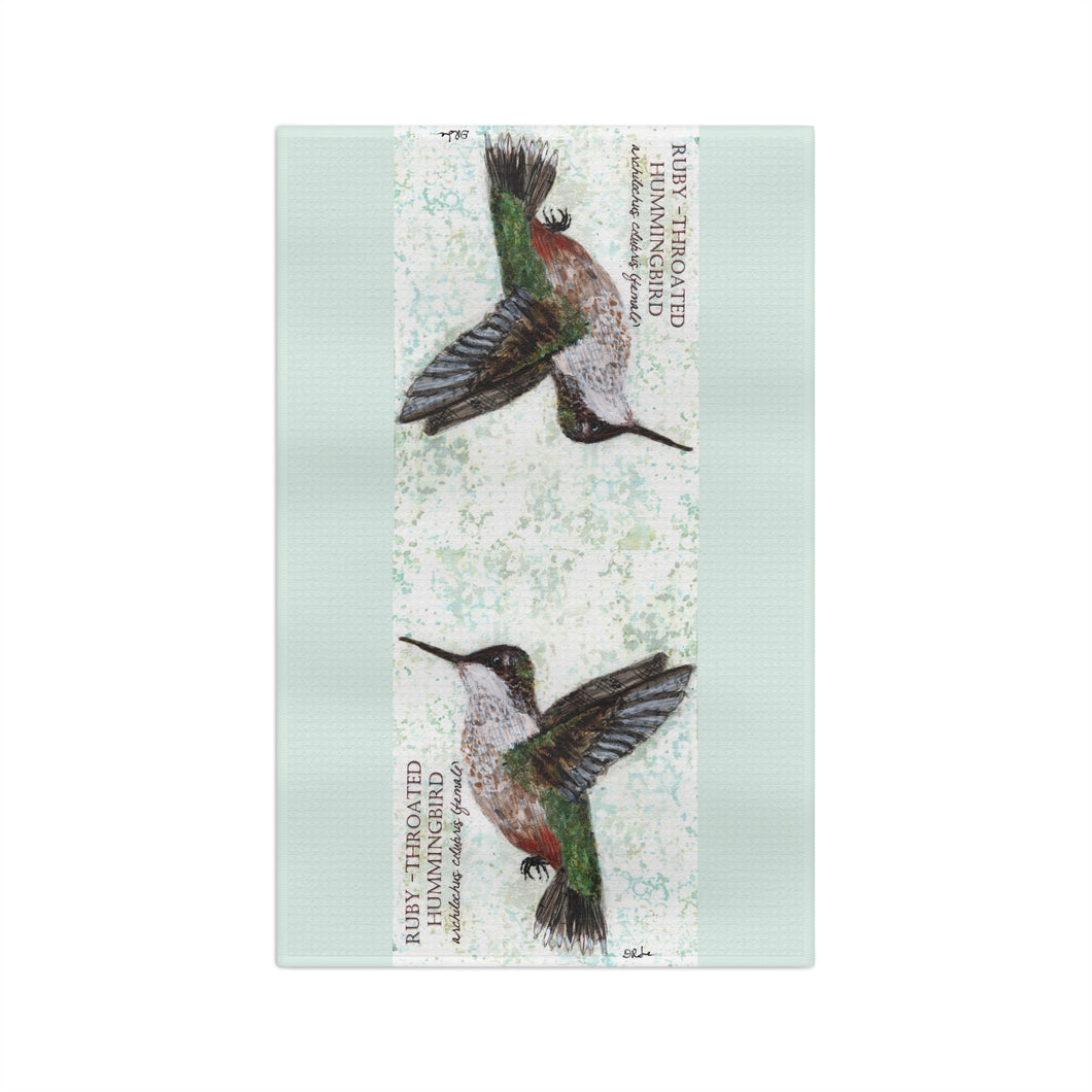 Hummingbird Microfiber Kitchen Towel