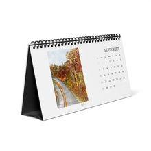 Load image into Gallery viewer, 2026 Watercolor Desk Calendar,  Original Watercolor Artwork,  Seasonal Monthly Art Calendar,  Artist Gift, Small Watercolor Paintings,
