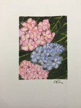 Load image into Gallery viewer, &quot;Hydrangeas&quot; #1  original watercolor painting
