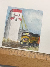 Load image into Gallery viewer, &quot;Rails across the Heartland&quot;  original watercolor painting
