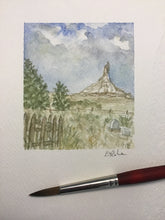 Load image into Gallery viewer, &quot;Chimney Rock&quot;  original watercolor painting
