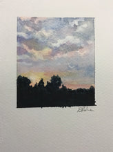 Load image into Gallery viewer, &quot;Greeting the day&quot;  original watercolor painting
