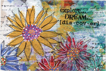 Load image into Gallery viewer, &quot;Explore..Dream...Discover&quot; blank Greeting Card from my artwork
