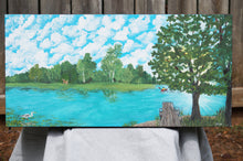 Load image into Gallery viewer, &quot;Betty&#39;s Branch&quot; original acrylic painting on gallery wrapped canvas
