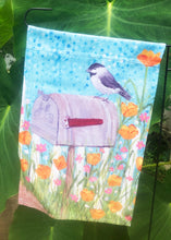 Load image into Gallery viewer, &quot;Waiting for the Mail&quot; double sided yard flag
