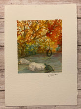 Load image into Gallery viewer, &quot;Summer&#39;s End&quot; original watercolor painting
