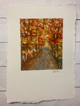 Load image into Gallery viewer, &quot;Tunnel of Leaves&quot; original watercolor painting
