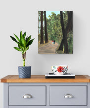 Load image into Gallery viewer, &quot;Walk with Me&quot; original acrylic painting on gallery wrapped canvas
