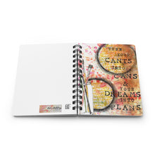 Load image into Gallery viewer, Turn your Can&#39;ts into Cans, Spiral Bound Journal
