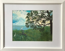 Load image into Gallery viewer, &quot;In the Low Country&quot; original acrylic painting with frame

